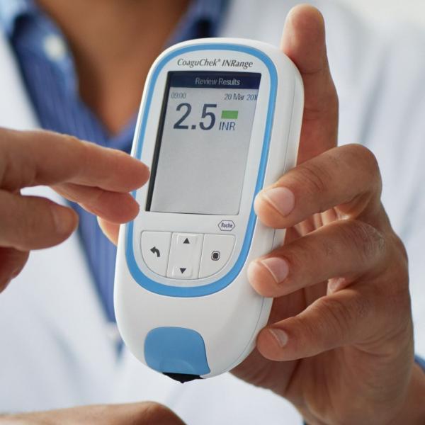 CoaguChek INRange home INR testing device